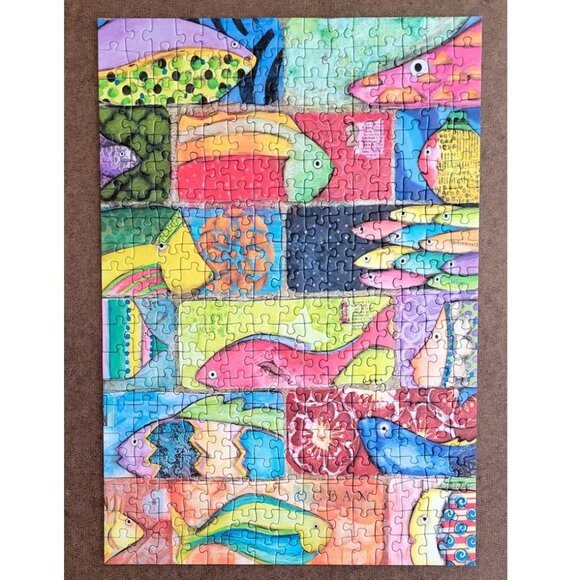 SPLASHY FISH TILES by Ravensburger JIGSAW PUZZLE 300 pieces - Picture 2 of 8